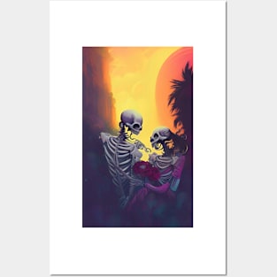 Skeleton Til Death Do Us Part Marriage Posters and Art